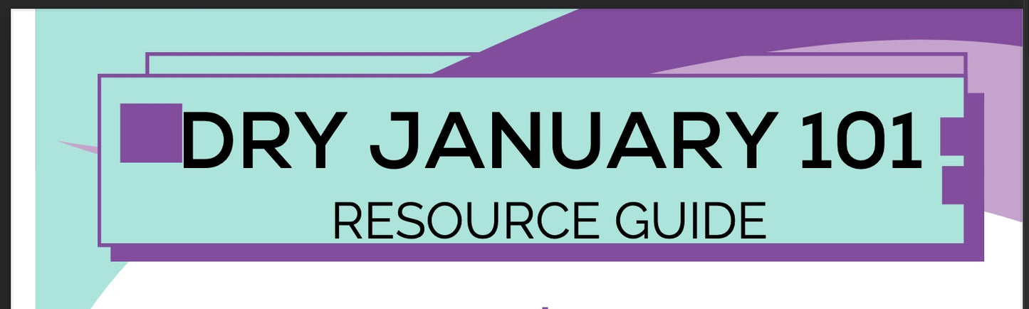 💥 DRY JANUARY Resource Guide! Only $3.21