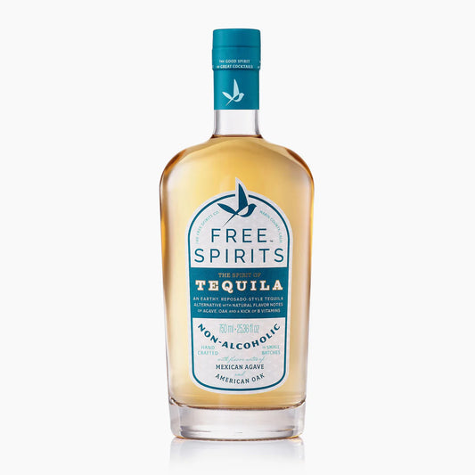 a bottle of free spirits tequila