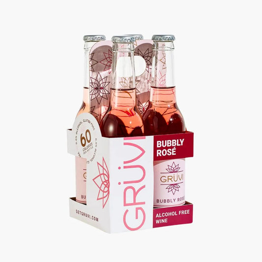 a four pack of bubbly rose