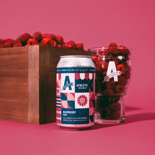 Athletic Raspberry Sour Nonalcoholic Beer*