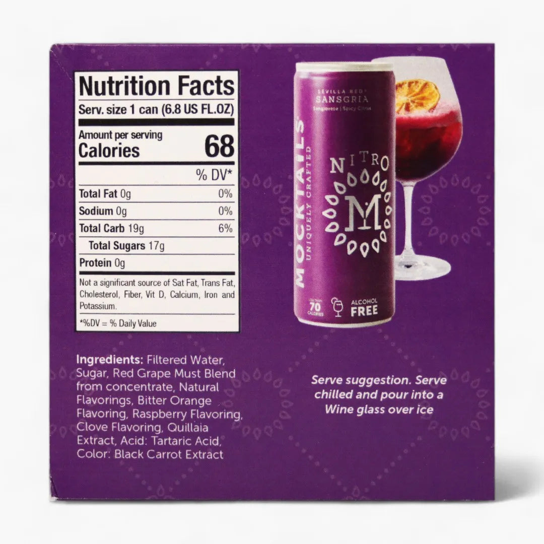 Nitro Mocktails - Sansgria Single Can