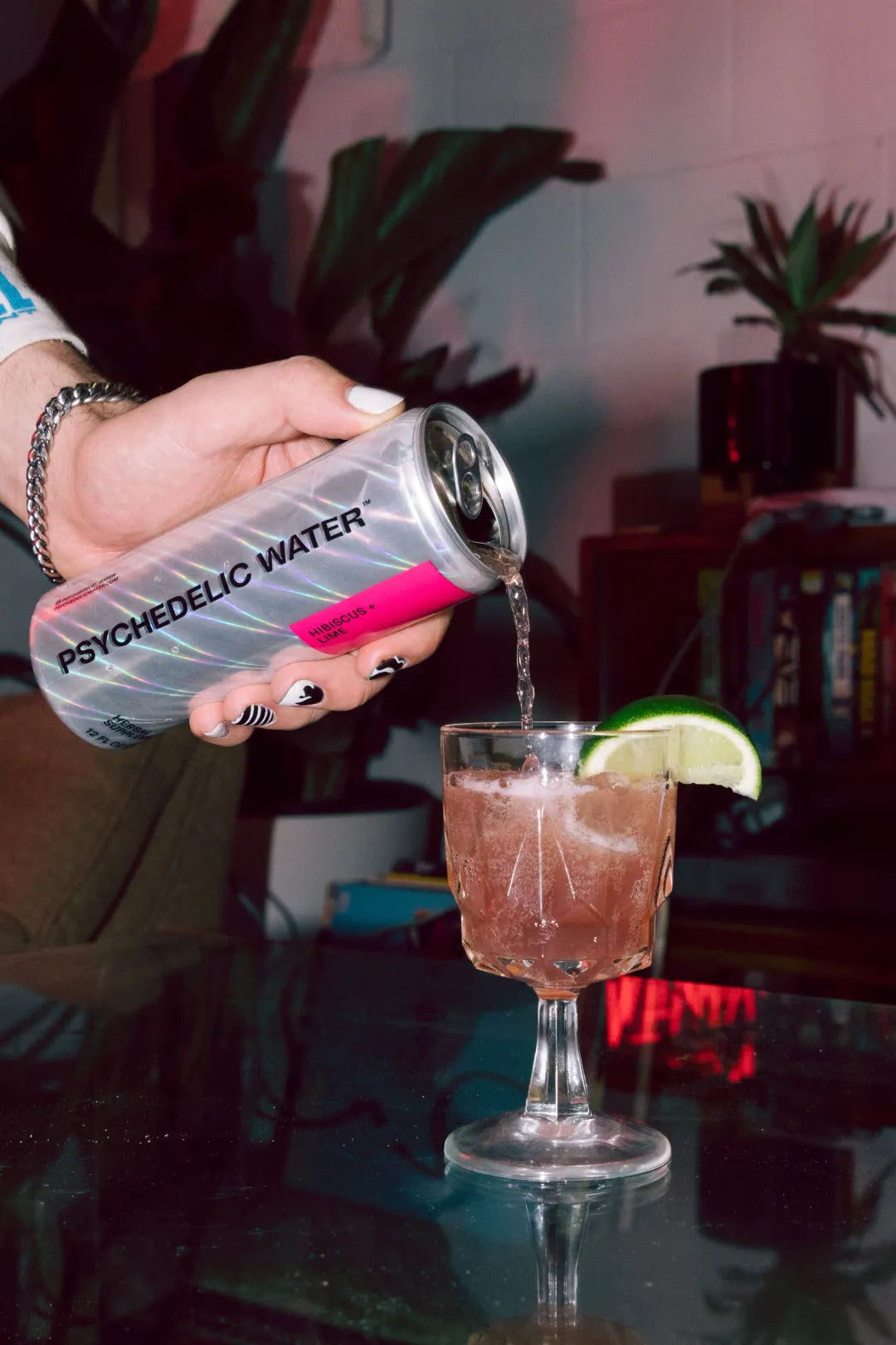 Hibiscus + Lime Sparkling Kava Water Online