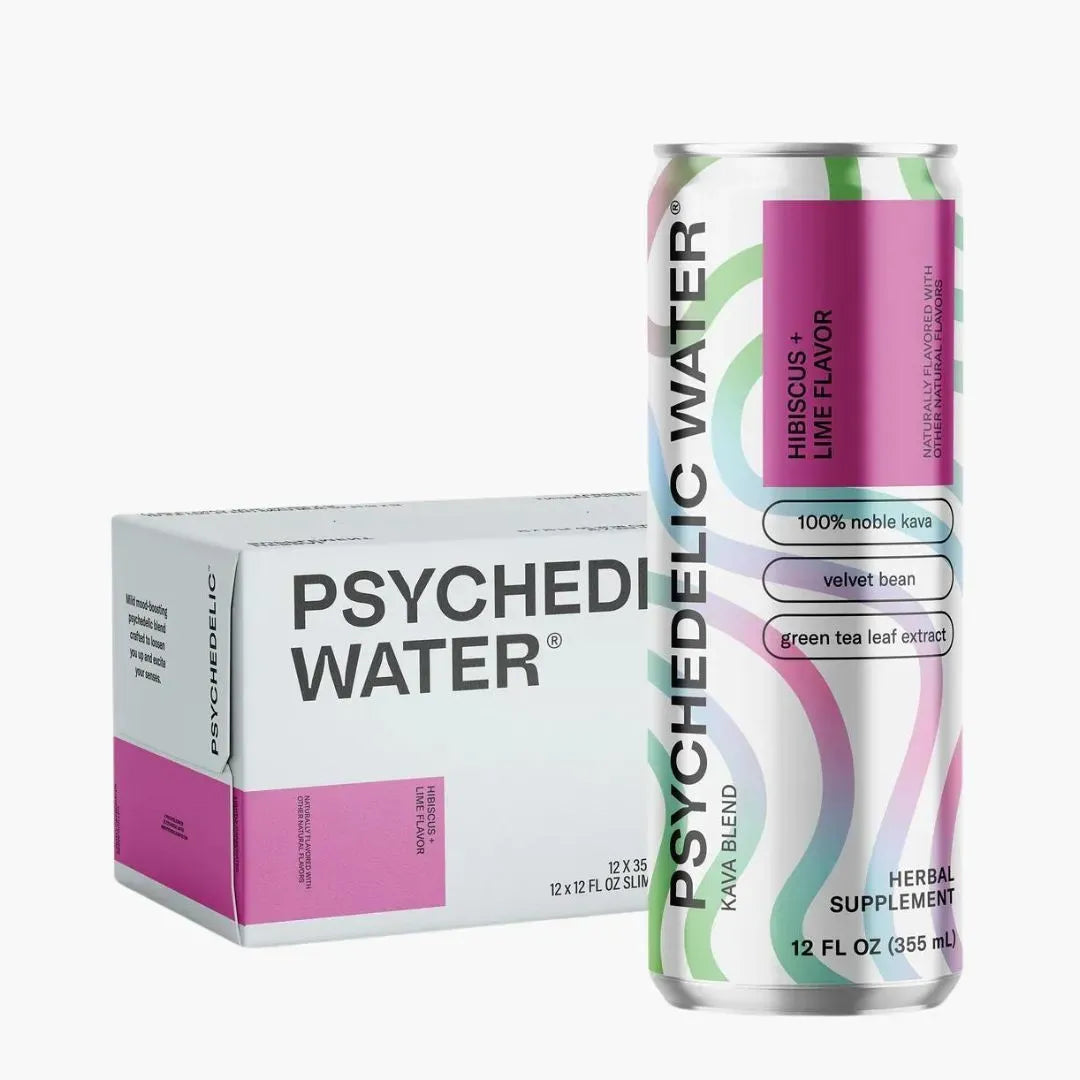 Hibiscus + Lime Sparkling Kava Water Online