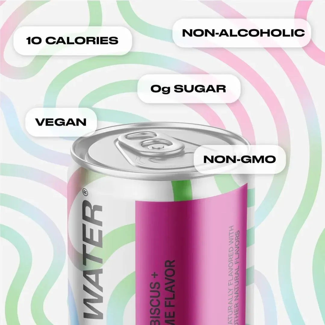 Hibiscus + Lime Sparkling Kava Water Online