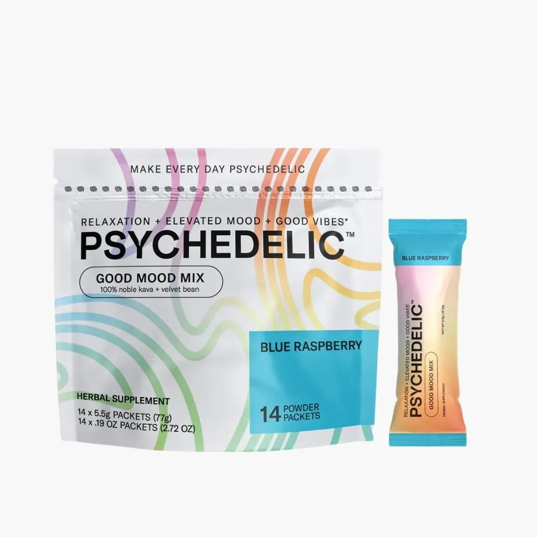 Psychedelic Blue Raspberry Kava Powdered Drink Mix*