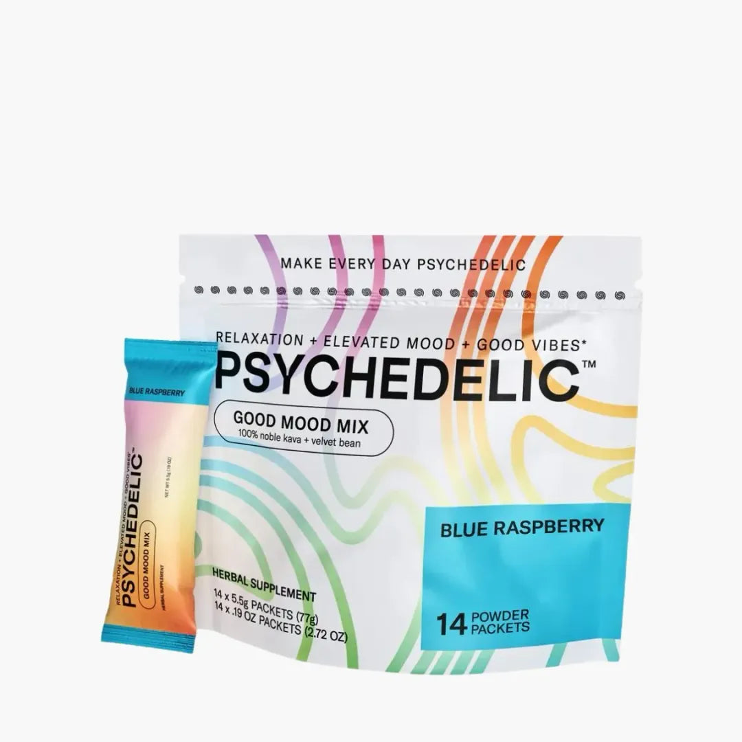 Psychedelic Blue Raspberry Kava Powdered Drink Mix*