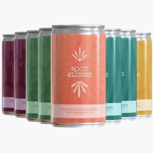 Root Elixirs Variety Pack Sparkling Mixers Can 24 case Online