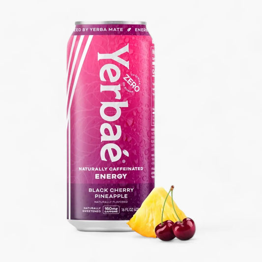 Yerbae-Black Cherry Pineapple Sparkling Water Energy Drink *